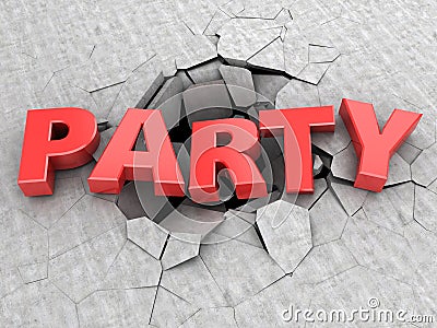 Party Cartoon Illustration