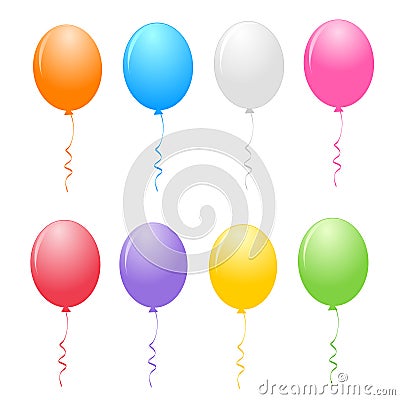 Party balloons Vector Illustration