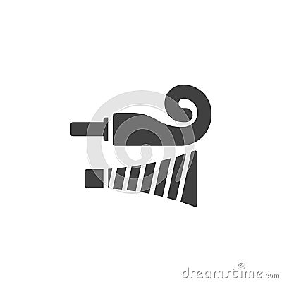 Party blower vector icon Vector Illustration