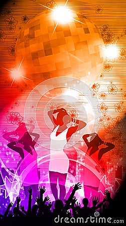 Party or concert background Stock Photo