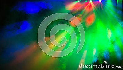 Party disco lights background Stock Photo