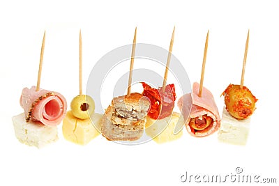 Party food selection Stock Photo