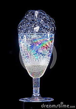 Party glass Stock Photo