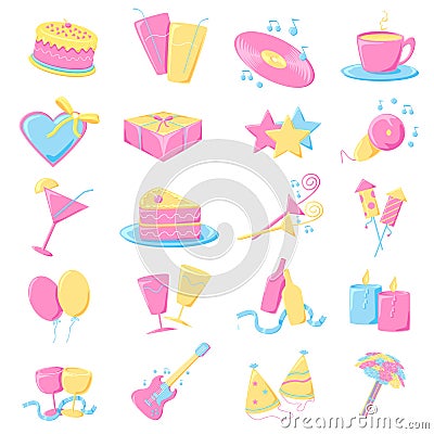 Party Icon Vector Illustration