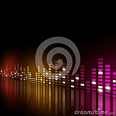 Party Muisc Background Stock Photo