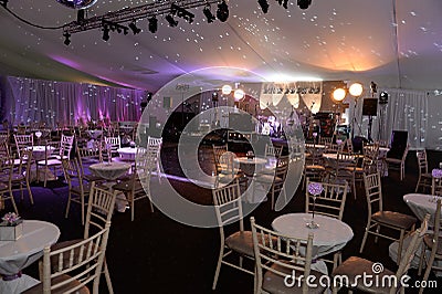 Party venue lounge Stock Photo