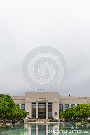 Pasadena City College Editorial Stock Photo