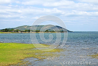 Pasak Dam Lakes in Lopburi Stock Photo