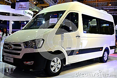 Hyundai h350 van at Manila International Auto Show in Pasay, Philippines Editorial Stock Photo