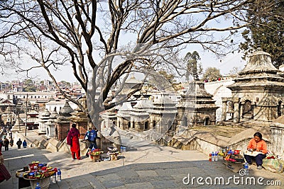 Pashupatinath Temple, Kathmandu, Nepal Editorial Stock Photo