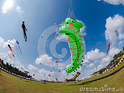 24th Pasir Gudang World Kite Festival, 2019 Editorial Stock Photo