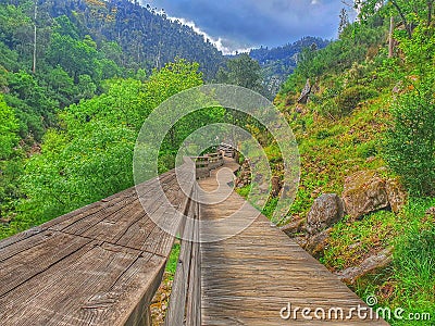 PassadiÃ§os do Paiva - Arouca Portugal Stock Photo