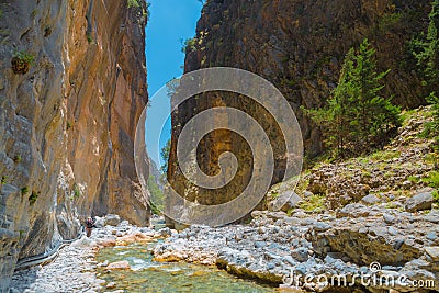 Samaria Gorge. Crete, Greece Stock Photo