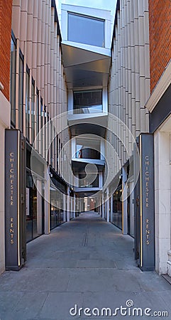Chichester Rents of Chancery Lane. London Alleys. Editorial Stock Photo
