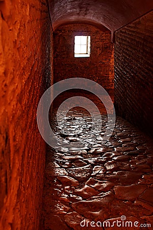 Passage tunnel Stock Photo