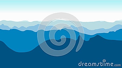 Passeio dos desenhos animados perto das montanhas Estrada animado na noite com espaço para seu objeto, texto ou logotipo ilustração stock Passeio dos desenhos animados perto das montanhas Estrada animado na noite com espaço para seu objeto, texto ou logotipo ilustração stock