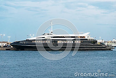 Passenger tourist ship. Stock Photo