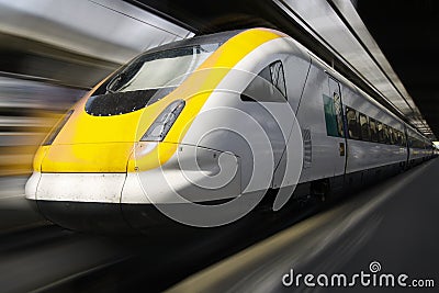 Passenger Train Stock Photo