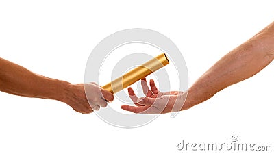 Passing the Baton Stock Photo