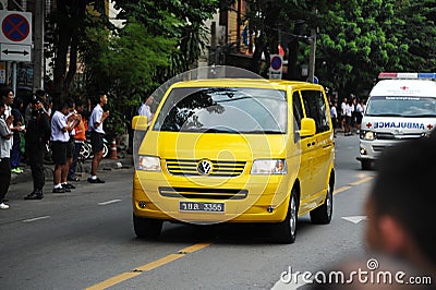 Passing of the Thai Sumpreme Patriarch Editorial Stock Photo