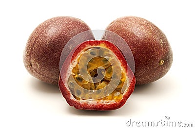 Passion fruits Stock Photo