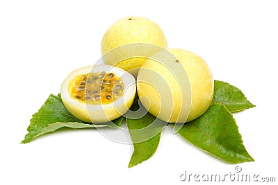 Passion fruits Stock Photo