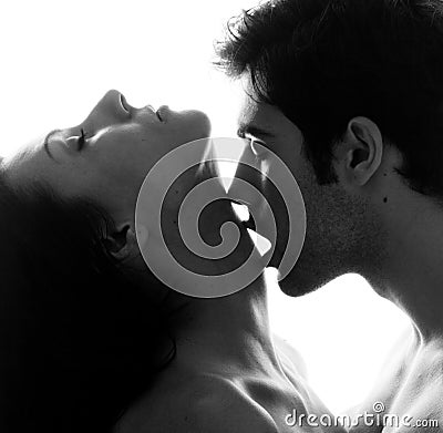 Passionate Couple in Love Stock Photo