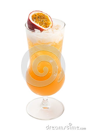 Passionfruit mocktail Stock Photo