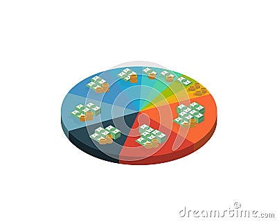 Passive fund or index fund is an investment vehicle that tracks a market index, or a specific market segment, to determine what to Vector Illustration