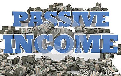 Passive Income - Internet Marketing and Sales Stock Photo