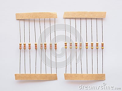 Passive resistor Stock Photo