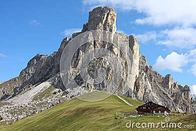 Passo Giau Stock Photo