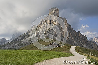 Passo Giau Stock Photo