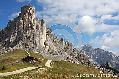 Passo Giau Stock Photo