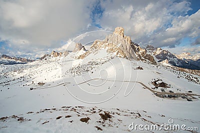 Passo Giau - Dolomites - Italy Stock Photo