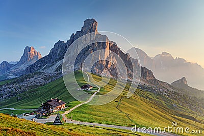 Passo Giau - Dolomites - Italy Stock Photo