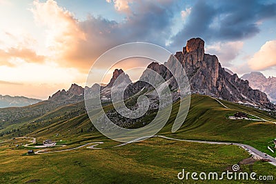 Passo Giau, Dolomites. Italy Stock Photo