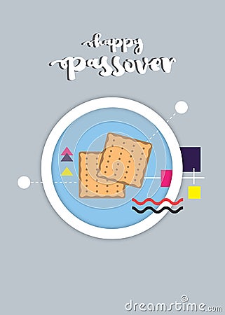 Passover background illustration. EPS 10 Vector Illustration