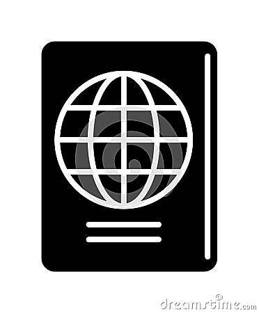 Passport icon Vector Illustration