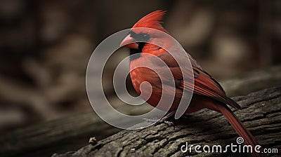 Passport Photo Of Cardinal Taken With 50mm Lens Stock Photo