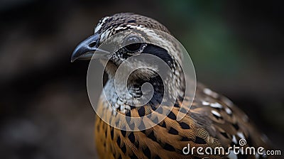 Passport Photo Of Quail: Capturing The Perfect Shot With A 50mm Lens Stock Photo