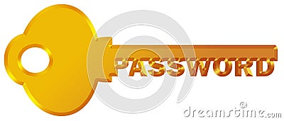 Password protected Stock Photo