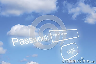 Password security Stock Photo