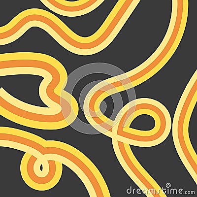 Pasta abstract square geometric banner Vector Illustration