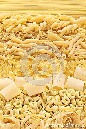 Pasta assortment Stock Photo