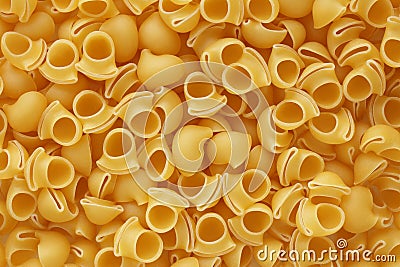 Pasta lumache background Stock Photo