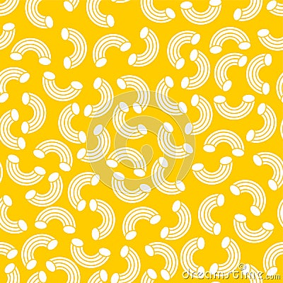 Pasta Pattern seamless. Pasta with sauce sign Background. food texture Vector Illustration