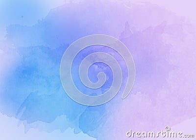 Pastel abstract watercolor paint spray backdrop - hand drawn background Stock Photo