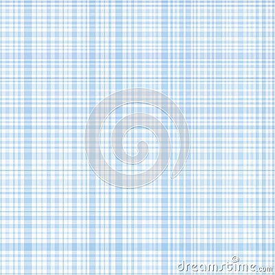 Pastel blue stripes plaid Vector Illustration