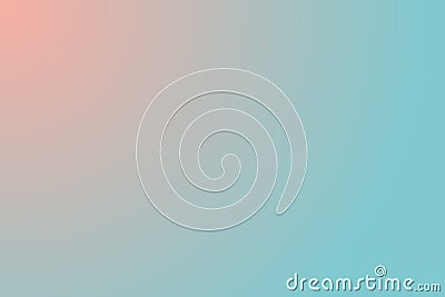 Pastel color gradient abstract background, orange turquoise Stock Photo